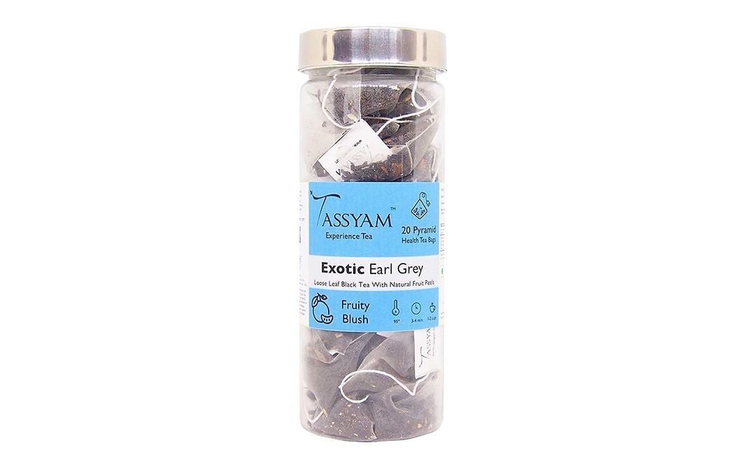 Tassyam Exotic Earl Grey Tea    Jar  20 pcs